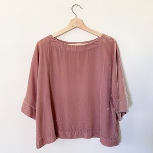 Gap Crushed Velvet Blouse
